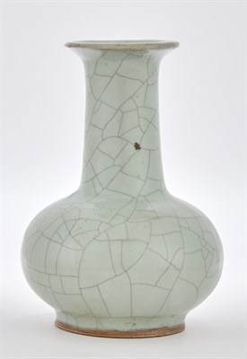 Lot 148 - A Chinese Guan-Type Bottle Vase Qing Dynasty...
