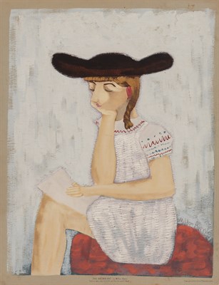 Lot 11 - After Milton Avery (1885-1965) THE BROWN HAT...