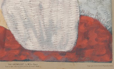 Lot 11 - After Milton Avery (1885-1965) THE BROWN HAT...