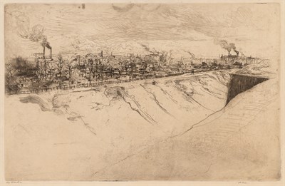 Lot 67 - Edgar Chahine (1874-1947) ST. OUEN, VUE DES...