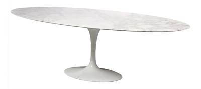 Lot 285 - Eero Saarinen Marble Top Dining Table Made in...
