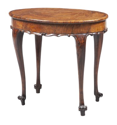 Lot 144 - George II Style Walnut Oval Side Table Height...
