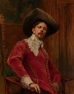 Lot 2 - Alex de Andreis Belgian, 1880-1929 Portrait of...