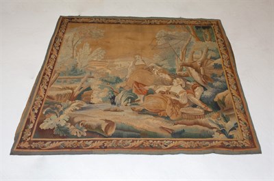 Lot 373 - Aubusson Tapestry France, 19th century Three...