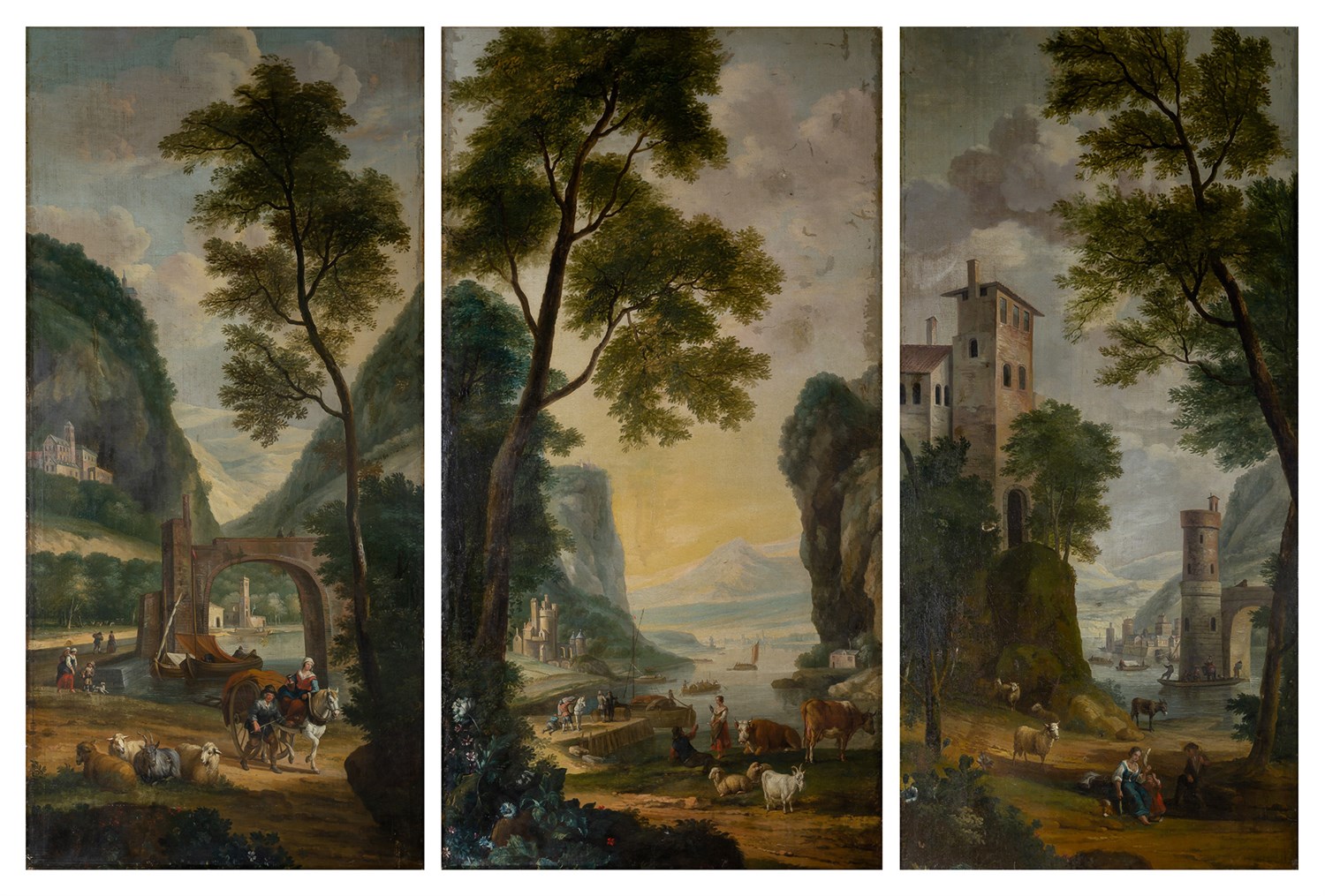 Lot 75 - Continental School 19th Century Figures and...