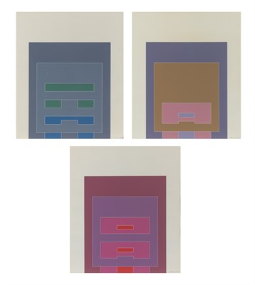 Lot 102 - Robyn Denny (1930-2014) UNTITLED Three color...