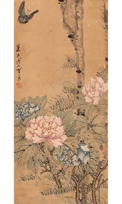 Lot 324 - A Chinese School Painting attributed to Mao...