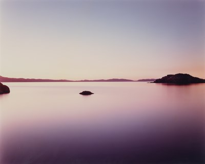 Lot 104 - MISRACH, RICHARD (b. 1949) Pyramid Lake (red...
