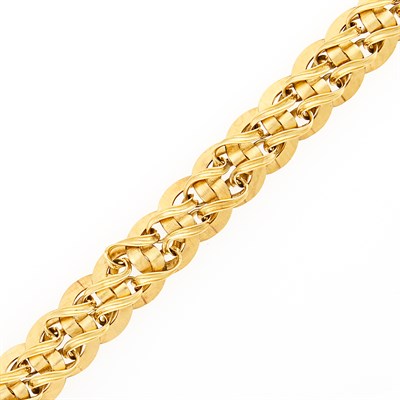Lot 1232 - Gold Bracelet