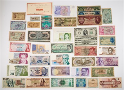 Lot 3100 - Group of Bank Notes Selection of approximately...