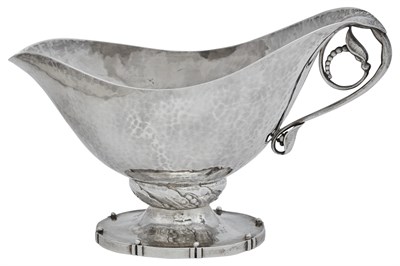 Lot 172 - Georg Jensen Sterling Silver Sauceboat...