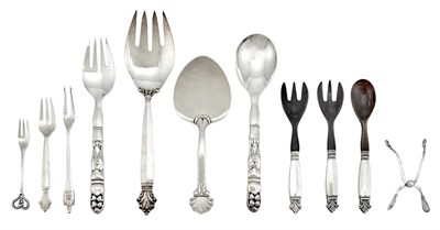 Lot 179 - Group of Georg Jensen Sterling Silver Serving...