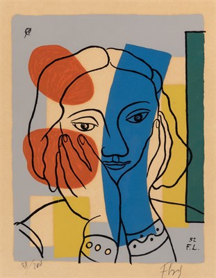 Lot 100 - Fernand Léger (1881-1955) PORTRAIT DE FEMME...