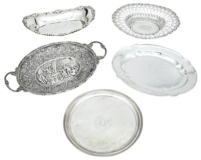 Lot 1119 - Five Silver Table Articles 20th Century...