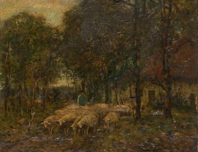 Lot 28 - Louis Paul Dessar American, 1867-1952 Sheep...