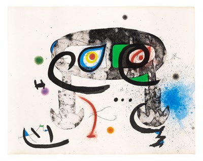 Lot 126 - Joan Miró (1893-1983) LE HIBOU BLASPHÉMATEUR...