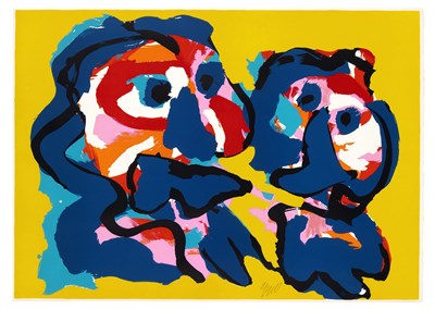 Lot 7 - Karel Appel (1921-2006) SUNSHINE Color...