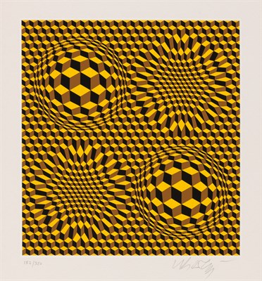 Lot 128 - Victor Vasarely (1906-1997) COELUM Color...