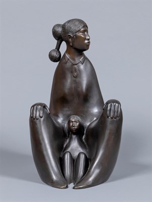 Lot 85 - Allan Houser American, 1914-1994 Serene Moment,...