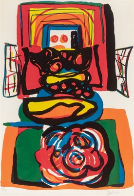Lot 6 - Karel Appel (1921-2006) LE GRAND TÊTE ROUGE...