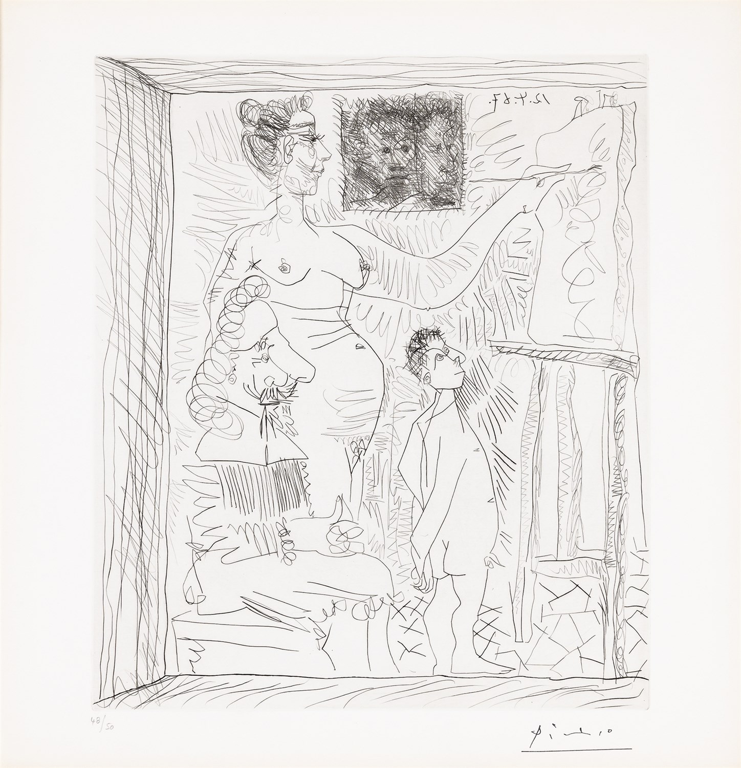 Lot 163 - Pablo Picasso (1881-1973) L'INSPIRATION...