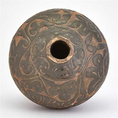 Lot 112 - A Chinese Carved Cizhou Earthenware Vase...