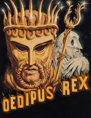 Lot 2047 - BORIS CHALIAPIN Russian, 1904-1979 Oedipus Rex...