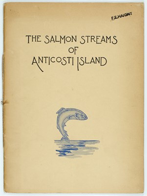 Lot 193 - [SALMON FISHING--ANTICOSTI] The Salmon Streams...