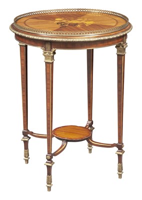 Lot 152 - Louis XVI Style Gilt Metal Mounted Satinwood...