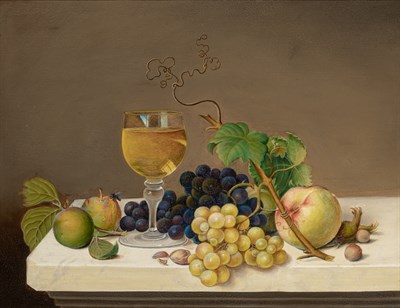 Lot 1066 - George Francis American, 1790-1893 Still Life...