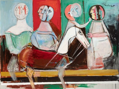 Lot 71 - Nahum Tschacbasov Russian/American, 1899-1984...