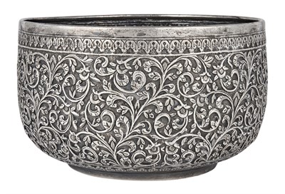 Lot 404 - A Burmese Silver Bowl 19th Century The deep...