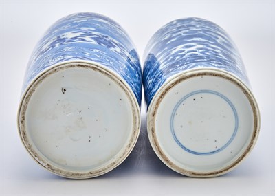 Lot 136 - A Matched Pair of Chinese Blue and White...
