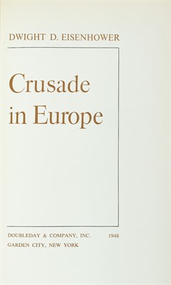 Lot 23 - EISENHOWER, DWIGHT D. Crusade in Europe. New...