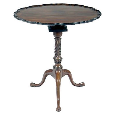 Lot 129 - George II Style Mahogany Tilt-Top Table 19th...
