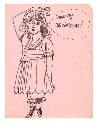 Lot 222 - Andy Warhol (1928-1987) MERRY CHRISTMAS Offset...