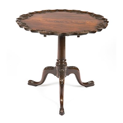 Lot 142 - George II Mahogany Tilt-Top Table 18th/19th...