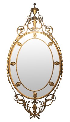 Lot 140 - Irish George III Style Giltwood Mirror Height...