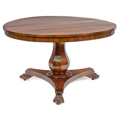 Lot 224 - William IV Rosewood Center Table Circa 1835...