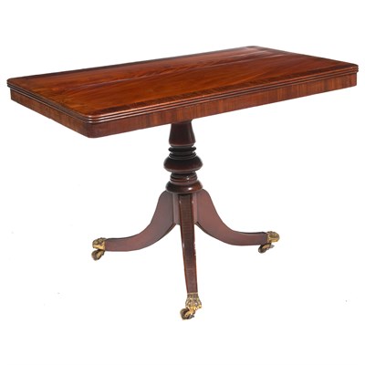 Lot 205 - Irish Regency Mahogany Pedestal Library Table...