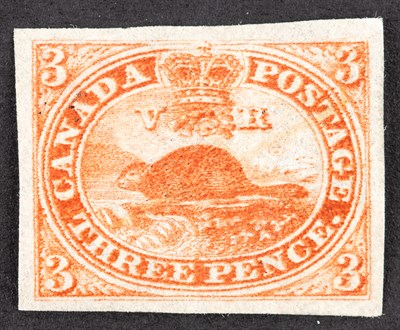 Lot 3153 - Canada 1852 Imperforate Thin Wove Paper 3...