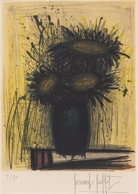 Lot 1075 - Bernard Buffet (1928-1999) LES TOURNESOLS...