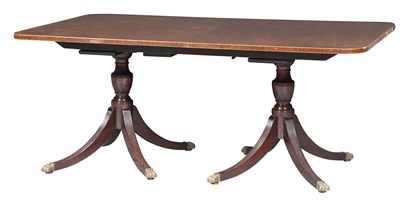 Lot 251 - George III Style Banded Mahogany...