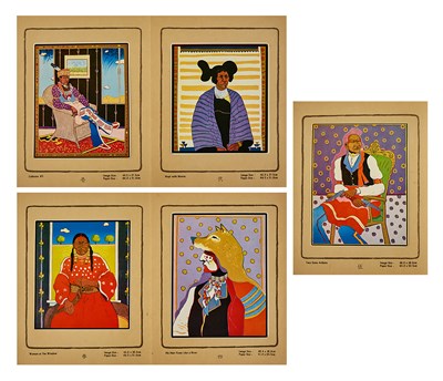 Lot 37 - After T. C. Cannon (1946-1978) PORTRAITS OF...