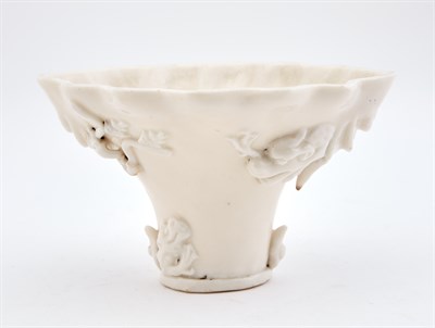 Lot 156 - Two Chinese Blanc de Chine Porcelain Vessels...
