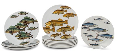 Lot 226 - Group of Ten Piero Fornasetti Print Decorated...