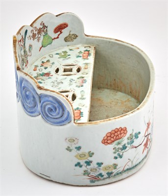 Lot 187 - A Chinese Enameled Porcelain Container 19th...