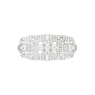 Lot 72 - Platinum and Diamond Brooch