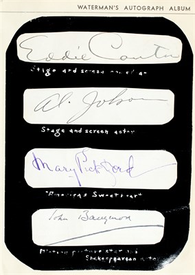 Lot 14 - [AUTOGRAPH ALBUM] A 1930s Waterman's Autograph...