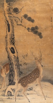 Lot 328 - A Large Chinese School Painting Qing Dynasty...